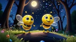 Seven Bubble Bees Buzz in Tune | Counting and Music Song for Kids | Fun Learning Rhyme