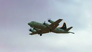 NASA846 F/A-18B Hornet,KC-46A Pegasus, P-3C AIP Orion BH300 fly by