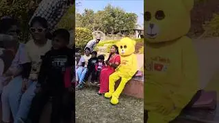 teddy bear cute girl on public reaction 😍 💕 💖 #teddybear #teddy #prank #funny #ytshorts #funnyvideo