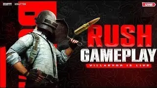 BGMI LIVE STREAM 🔴 | RUSH GAMEPLAY | VILLAKYOP