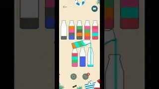 Water color Sort || Puzzle challenge || fun and addictive sort puzzle game.#Shorts