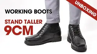 CHAMARIPA 9 CM Taller Height Elevating Boots For Men UNBOXING & ON FEET