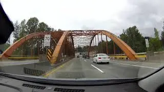 Ultralapse 5 Bridges and 2 tunnels   A look at Vancouvers worst traffic trouble spots on a Saturday