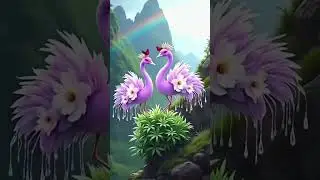 Magical Peacock in Nature 🦚✨ | The Most Beautiful Fantasy Scene Ever #viral #birds #2026 #shorts