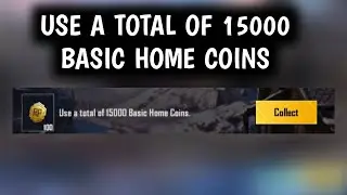 USE A TOTAL OF 15000 BASIC HOME COINS | BGMI PUBG SEASON CHALLENGE MISSION