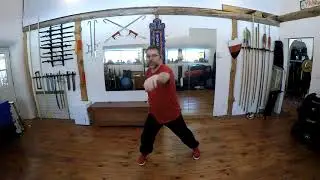 Technique of the week, My Jong Law Horn Pai, Long fist punching drill, Feb 2024