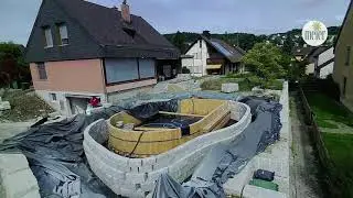 Gartensanierung mit  Schwimmteich Typ 2