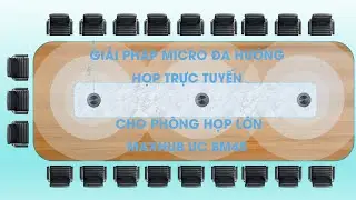 Giải ph&aacute;p micro đa hướng họp trực tuyến Maxhub UC BM45 d&ugrave;ng cho ph&ograve;ng họp nhỏ đến lớn