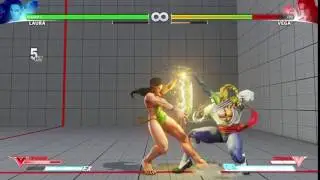 STREET FIGHTER V Laura Instant Overhead Setup