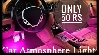 Atmosphere and ambient light/only 50 rs / Red /white light/Install in any 🚗..