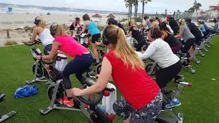 Spin Class on the Beach