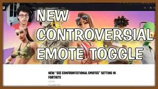 Fans React To NEW Confrontational Emotes Toggle Causes Controversy - Fortnite News