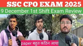 SSC CPO EXAM 2025#video #ssc #cpo