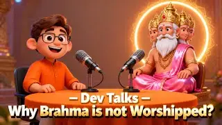 Dev Talks Ep 1 | Why Brahma is Not Worshipped? | Animated Mythology Podcast