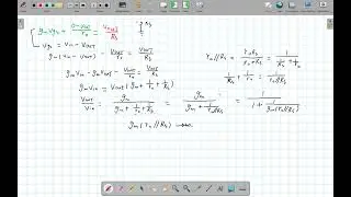 Common Drain Amplifier SSM Analysis