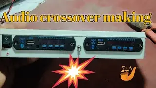 Bluetooth panel crossover making || pressure board making #electrical #presure #audio