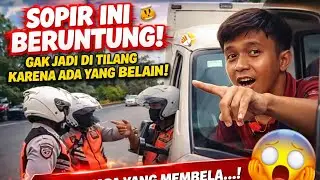 Oknum petugas kena mental #drivervlog #sopirvlog 