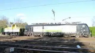 ES 64 F4 285 European Gateway Services locomotive waiting orders