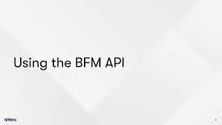 Altera AXI4 Memory-Mapped Bus Functional Model Suite