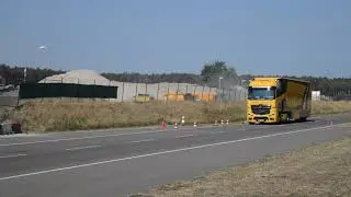 Mercedes-Benz Actros Active Brake Assist 5 real live test