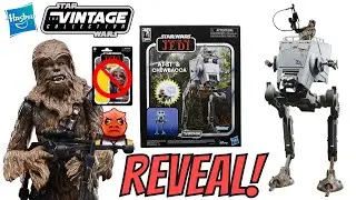 Hasbro представляет винтажную коллекцию AT-ST и Чубакки