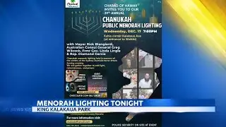 Honolulu menorah lighting unites community after Australia attack