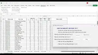 NHẬN XÉT BẢNG ĐIỂM TRÊN EXCEL