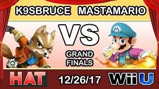 HAT 2 - K9sbruce (Sheik, Fox, Diddy) Vs. MastaMario (Mario) Grand FInals - Smash 4