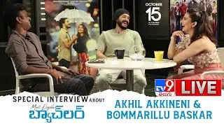 Akhil Akkineni Exclusive Interview LIVE | Bommarillu Bhaskar @ Most Eligible Bachelor - TV9
