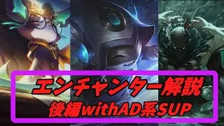 【プロシーン多め】エンチャンターサポート解説後編【AD系サポートも解説】
