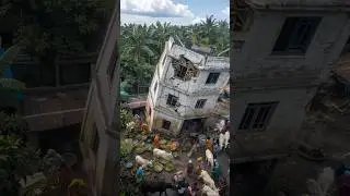 The Earth Shakes, Villages Vanish Instantly! #citydisaster #damagedbuilding #earthquake #aivideo