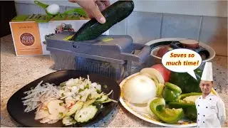 Kitchen Ideas 14 In 1 Vegetable Slicer Review | Perfect Kitchen Food Chopper