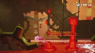 Find Poochy Pups ~ Mr. Geary's Factory (Flip Side) ~ Shadowville - Yoshi's Crafted World 1bt