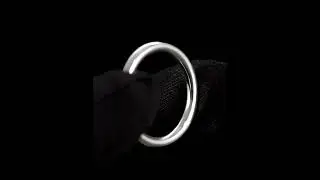 S990 Sterling Silver Minimalist Handmade Ring - Korean Style Round Wire Circle Women&rsquo;s Ring