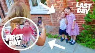 LAST DAY OF SCHOOL VS FIRST DAY OF SCHOOL!