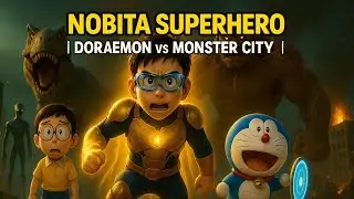 Doraemon vs Monster City | Nobita Becomes Superhero | Epic Battle Story Hindi