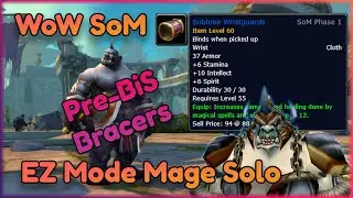 [SoM] Pre-BiS Mage Bracers Solo and Gold Farm - Sublime Wristguards from DM:N