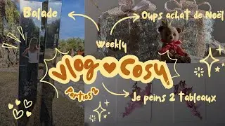 VLOG | Partie 2 | Je commence les tableaux oups 🫣Décoration Noël Action!!!