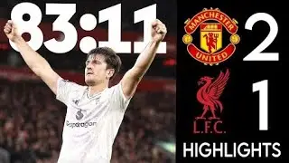 LIVERPOOL VS  MANCHESTER UNITED STUN RIVALS 2-1 IN PREMIER LEAGUE THRILLER