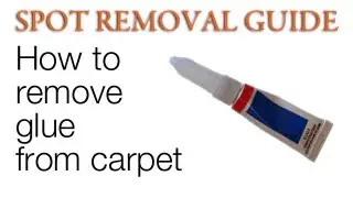 How to get Glue out of Carpet | Spot Removal Guide