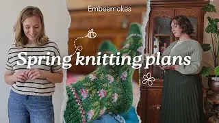 Spring knitting plans 2024 | light sweaters, cardigan, tees and socks | Embeemakes