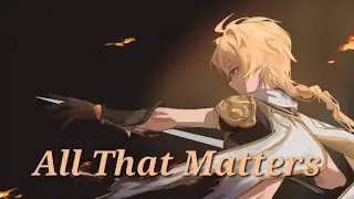 Nightcore - skillet - All That Matters (sped up) - (Lyrics)