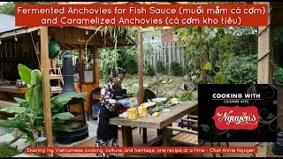 (Muối c&aacute; cơm nước mắm) prepared fermented and Caramelized Anchovies | Cooking with The Nguyens