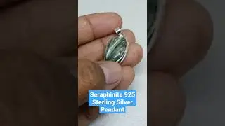 Silver Pendants, Seraphinite Crystal Necklace Pendants #jewelry #crystals #necklace #seraphinite
