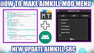 NEW UPDATE AIMKILL SRC | HOW TO UPDATE SRC | HOW TO MAKE AIMKILL MOD MENU 