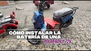 Cómo instalar la batería de una Evobike Polar 60V y 72V🔋