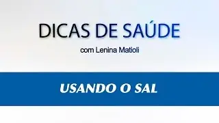 Sal na corrida - Dica de Sa&uacute;de #11