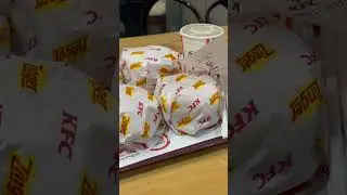 Late night kfc🍔🥤