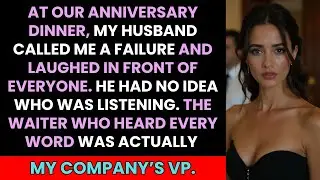 My Husband Called Me A Failure At Our Anniversary Dinner—The Waiter Who Heard Was My Company's VP