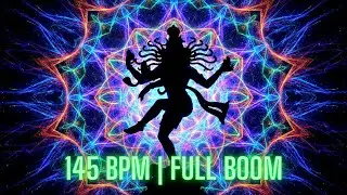 SHIVA COSMIC TANDAVA ⚡ Aggressive Psytrance | 145 BPM Heavy Bass [Full Boom] #shiva #mahadev